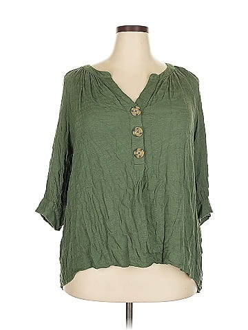 New Directions 3/4 Sleeve Blouse (view 1)