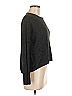 Shana Metallic Black Pullover Sweater Size M - photo 4