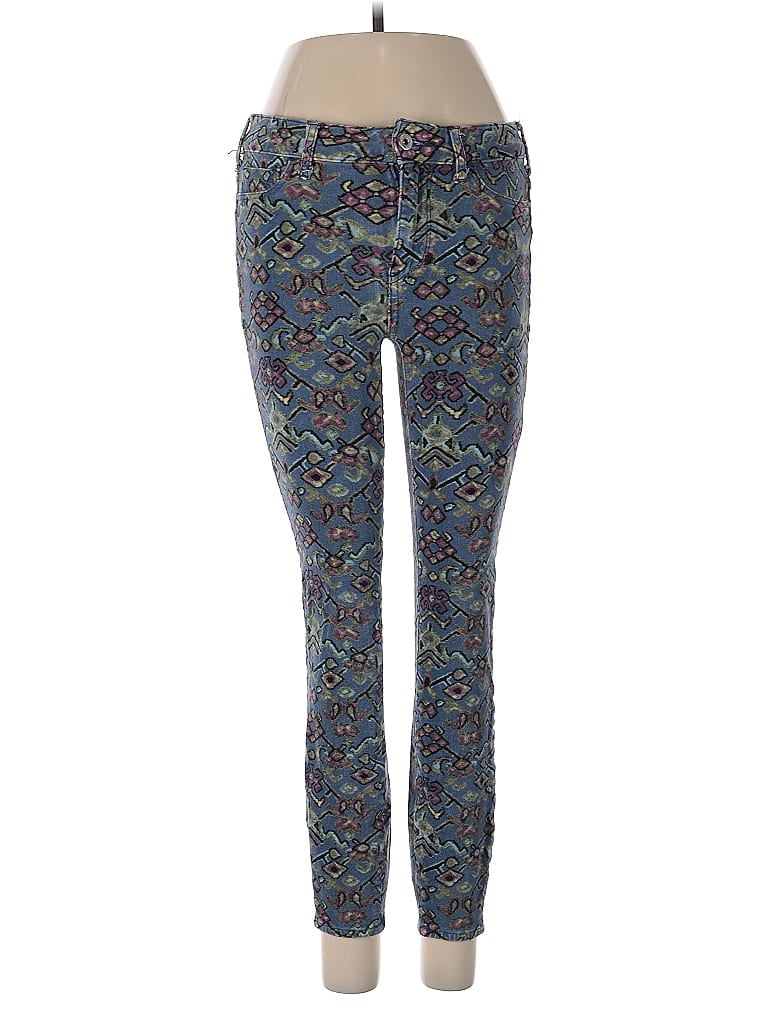 Pre-owned Pilcro And The Letterpress Casual Pants In Blue