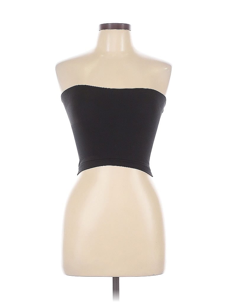 Pre-owned Ingrid & Isabel Tube Top Black Strapless Neckline Tops