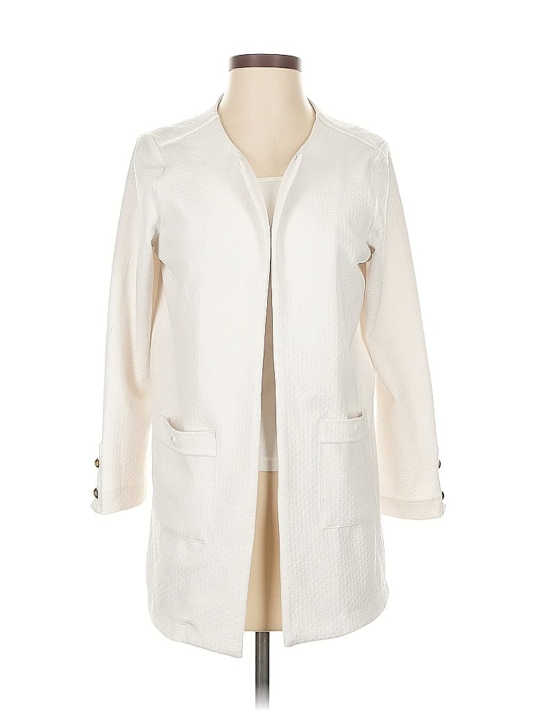 Pre-owned Chenault Coat In White