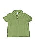 Old Navy 100% Cotton Solid Green Short Sleeve Button-Down Shirt Size 3-6 mo - photo 1