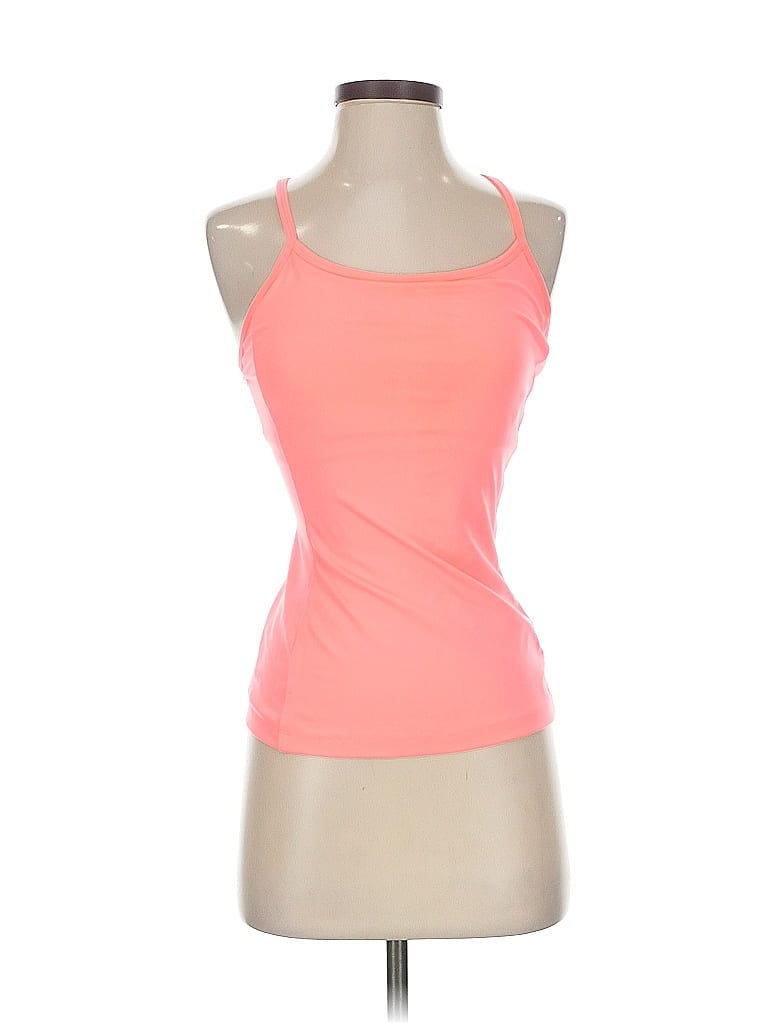 Pre-owned Active By Old Navy Tank Top Orange Halter Neckline Tops