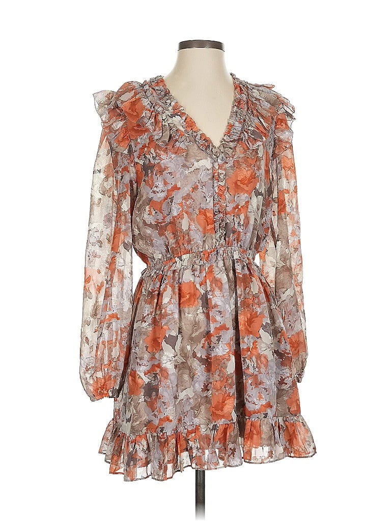 Pre-owned Current Air Cocktail Dress In Orange