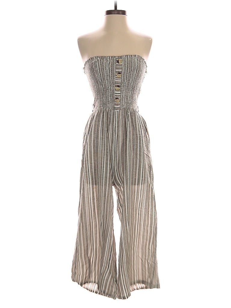 Pre-owned Blue Island Jumpsuit In Gray