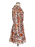 Current Air 100% Polyester Floral Brown Orange Cocktail Dress Size S - photo 4