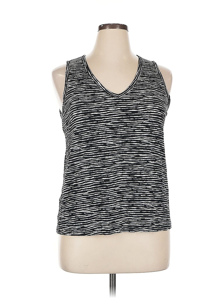 Pre-owned Nine West Tank Top Black Halter Neckline Tops