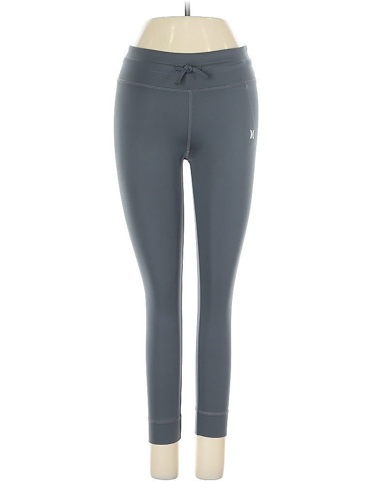 Pre-owned Hurley Active Pants In Gray