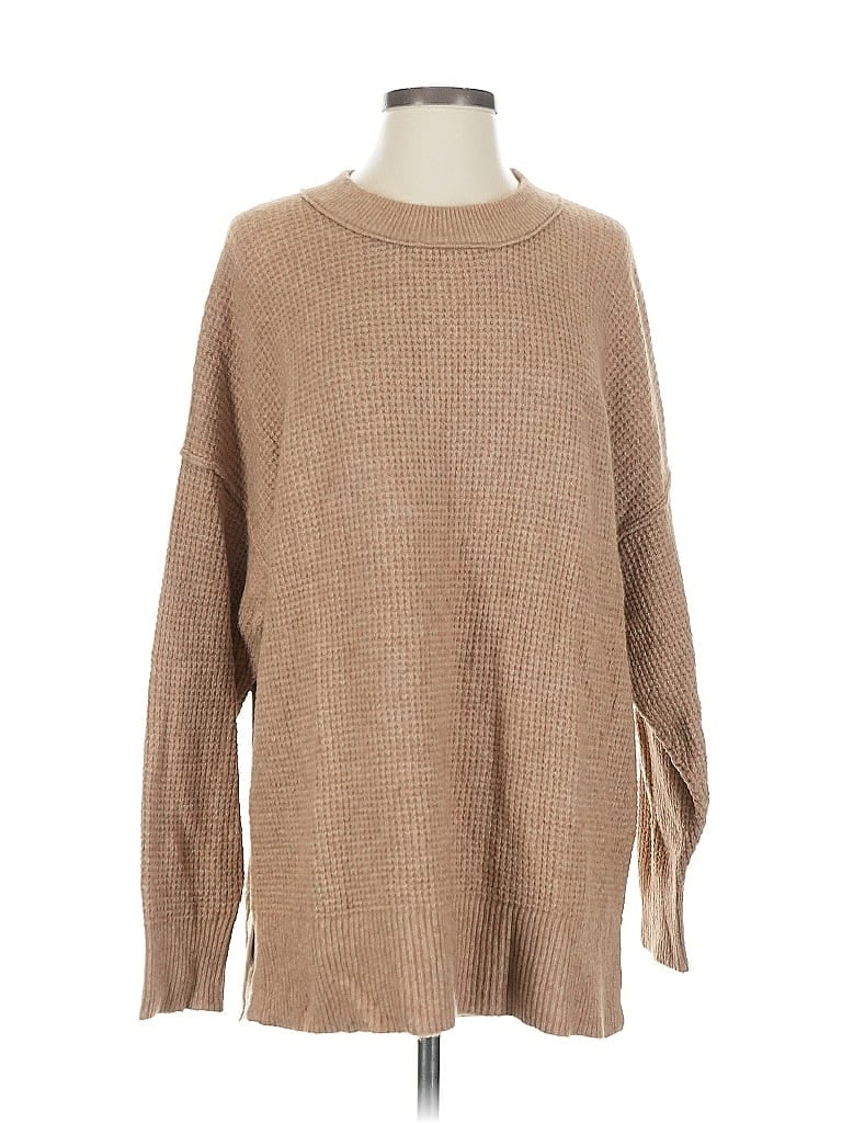 Pre-owned Aerie Pullover Sweater In Brown
