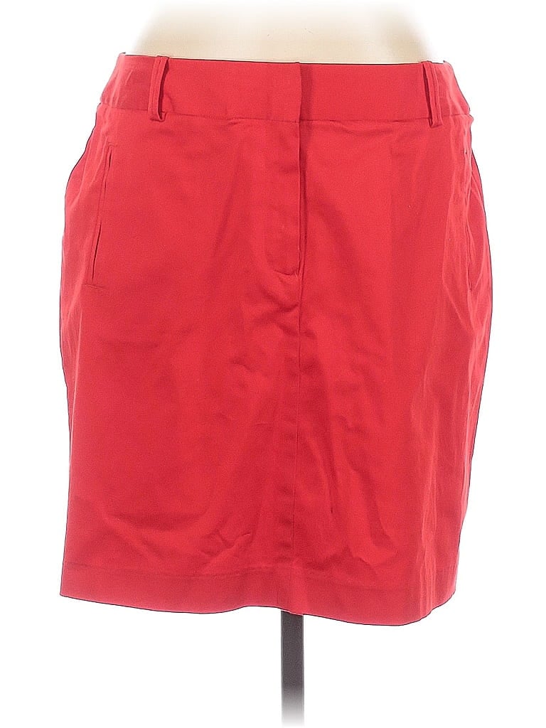Pre-owned Larry Levine Formal Skirt In Red