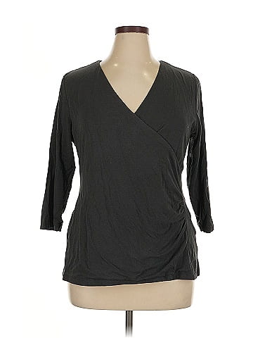 Soft Surroundings 3/4 Sleeve Top (view 1)