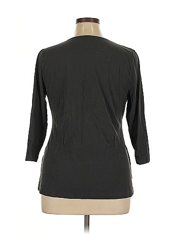 Soft Surroundings 3/4 Sleeve Top (view 2)