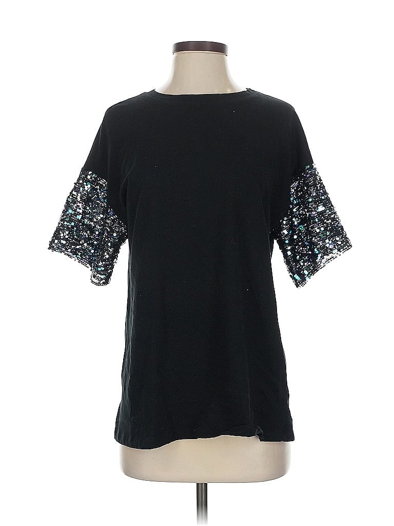 Pre-owned Wild Fable Short Sleeve T-shirt In Black