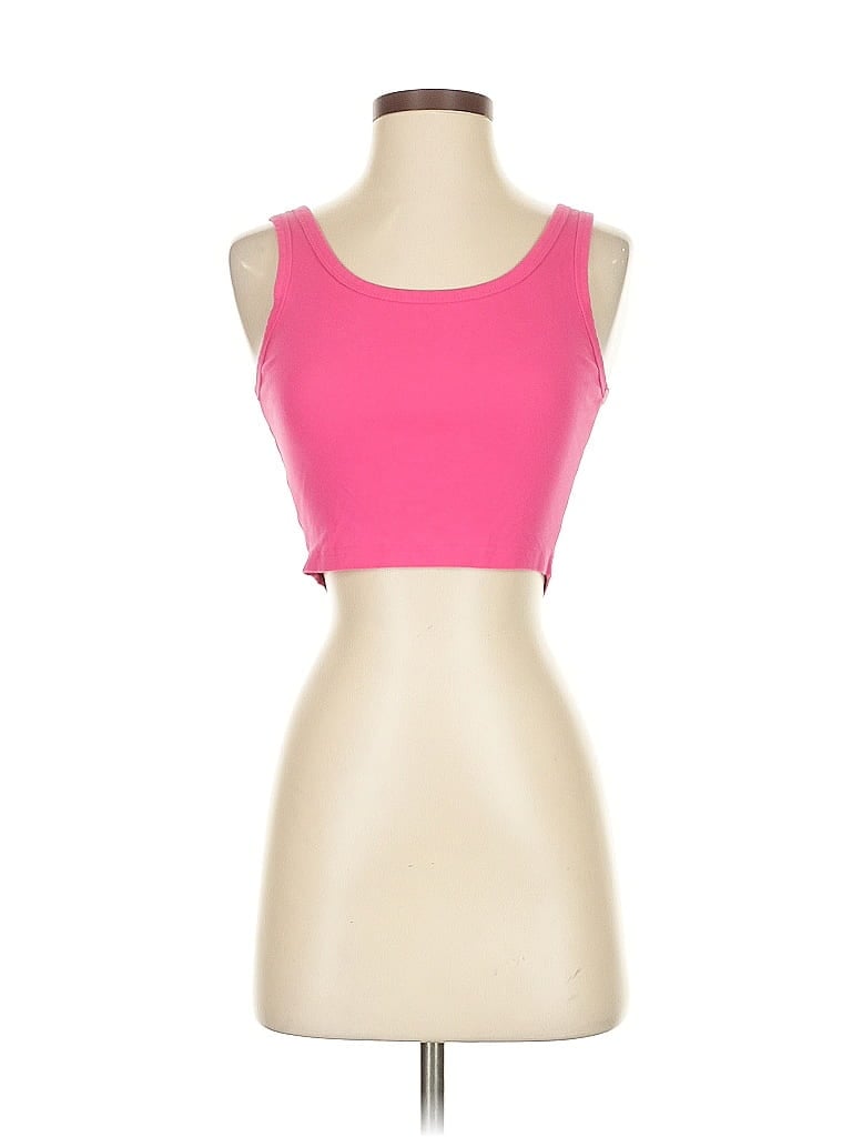 Pre-owned Unbranded Tank Top Pink Strapless Neckline Tops