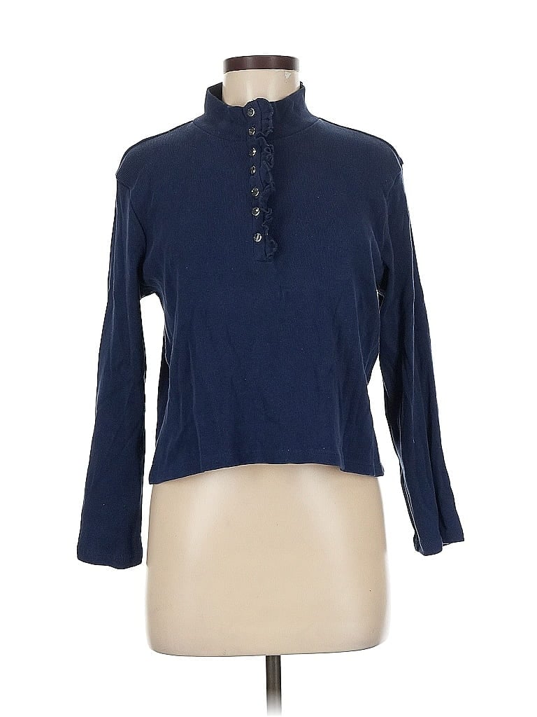 Pre-owned Ann Taylor Pullover Sweater In Blue