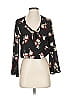 Sienna Sky 100% Polyester Black 3/4 Sleeve Blouse Size XS - photo 1