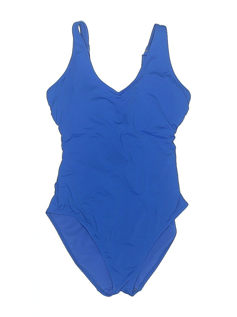 Pre-owned La Vie En Rose One Piece Swimsuit In Blue