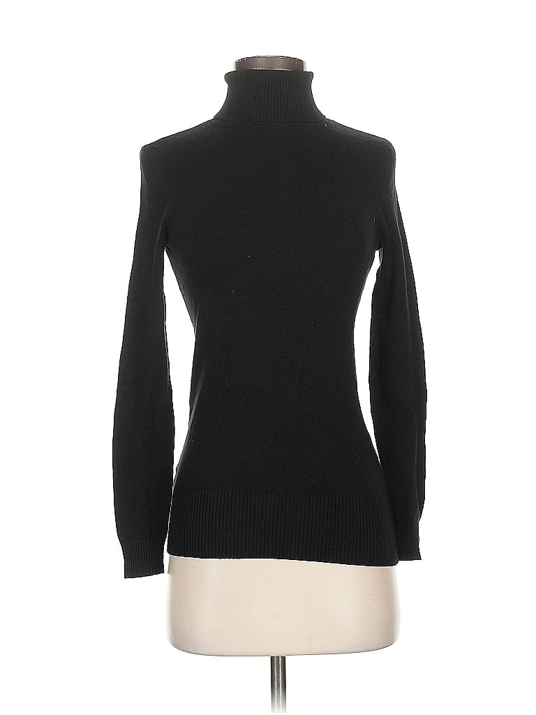 Pre-owned Ann Taylor Factory Turtleneck Sweater In Black