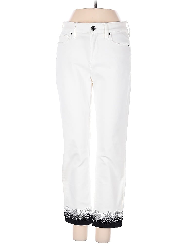 Pre-owned White House Black Market Jeans In White