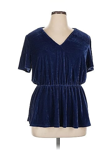 Lane Bryant Outlet Short Sleeve Blouse (view 1)