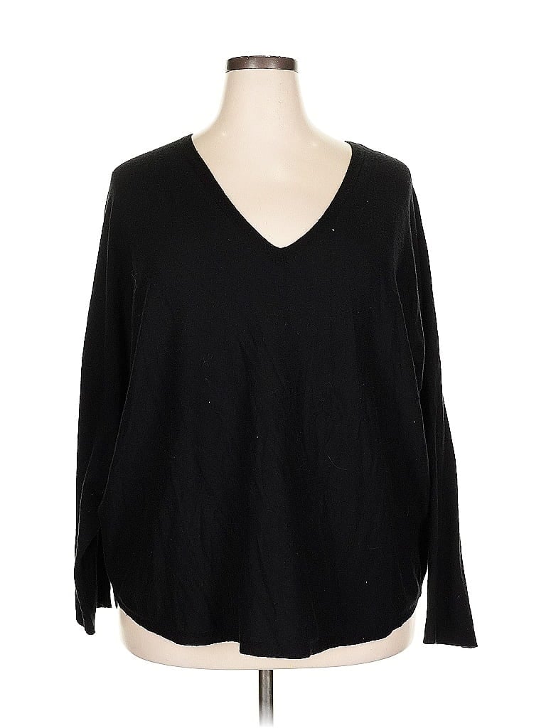 Pre-owned Vila Milano Pullover Sweater In Black