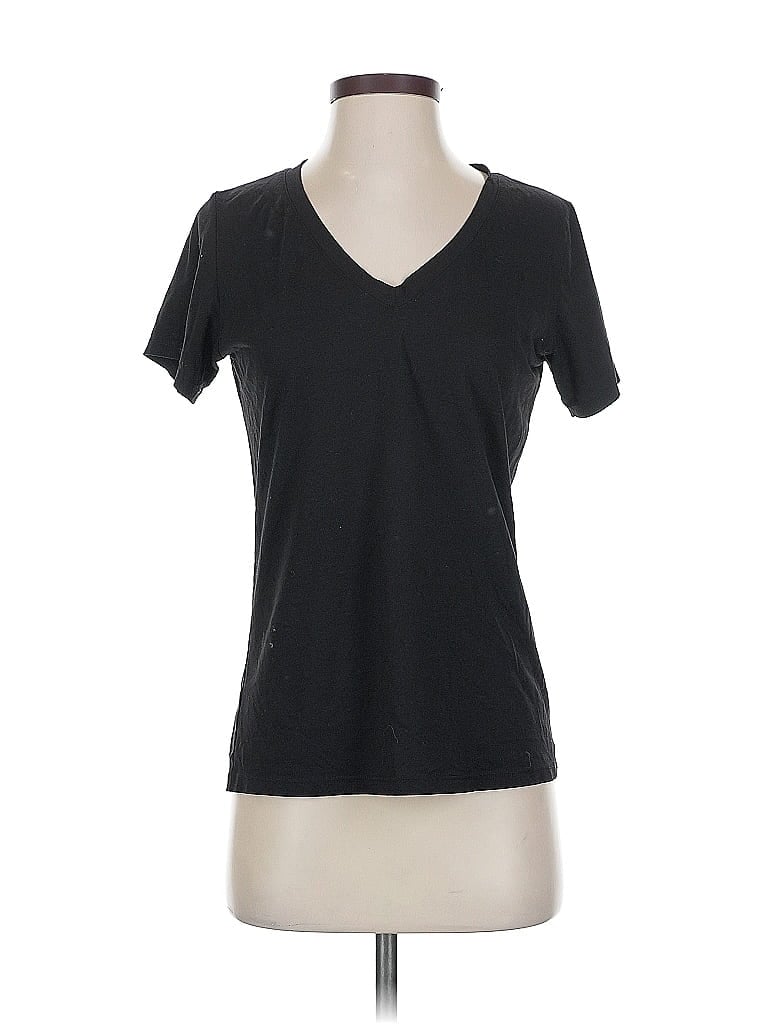 Pre-owned Joie Short Sleeve T-shirt In Black