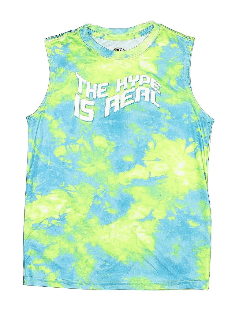 Pre-owned Athletic Works Kids' Sleeveless T-shirt In Blue