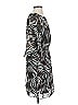Olivia Matthews 100% Polyester Animal Print Gray Cocktail Dress Size 4 - photo 4