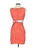 Bebe Orange Cocktail Dress Size 4 - photo 2