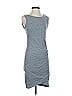 Leith Solid Gray Casual Dress Size S - photo 1