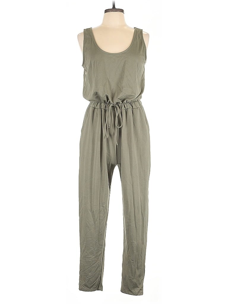 Pre-owned Ambiance Jumpsuit In Green