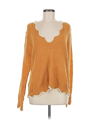 Hem & Thread Pullover Sweater (view 1)
