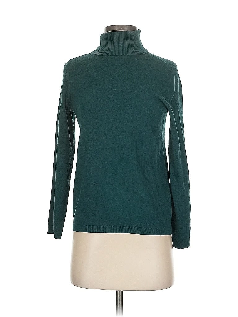 Pre-owned Chico's Turtleneck Sweater In Blue