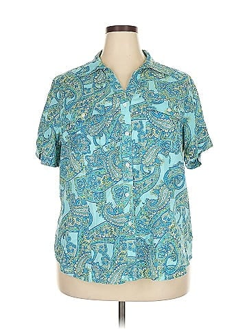 Jones New York Short Sleeve Blouse (view 1)