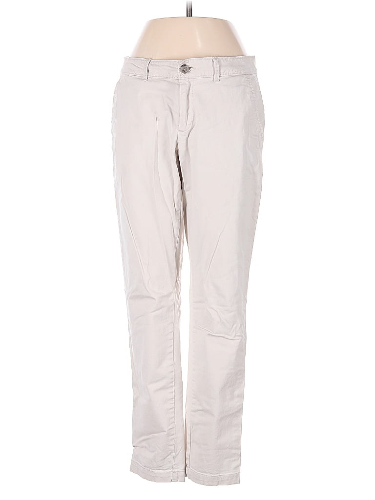 Pre-owned Banana Republic Factory Store Casual Pants In White