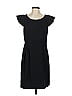 J.Crew 100% Polyester Solid Black Casual Dress Size 8 - photo 1