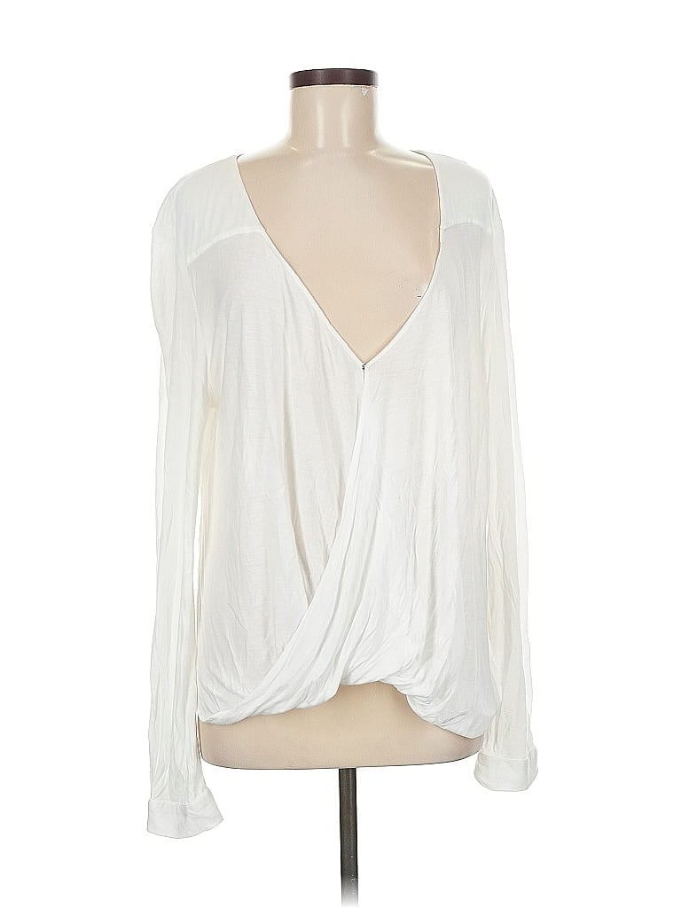 Pre-owned Derek Lam Long Sleeve Blouse In White