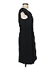 J.Crew 100% Polyester Solid Black Casual Dress Size 8 - photo 4