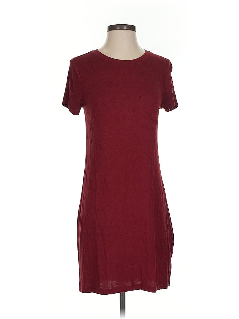ABERCROMBIE & FITCH Pre-owned Casual Dress In Burgundy
