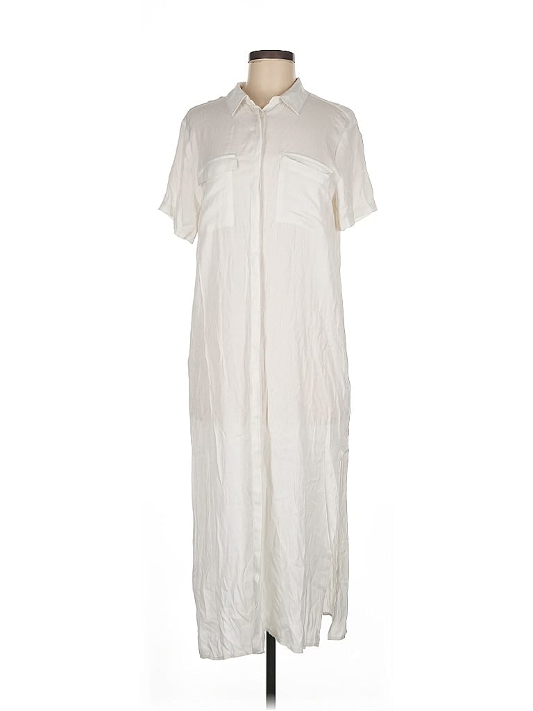 Pre-owned Assorted Brands Casual Dress In White