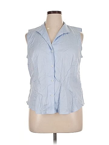 Jones New York Sleeveless Button-Down Shirt (view 1)