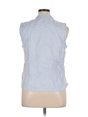 Jones New York Sleeveless Button-Down Shirt (view 2)