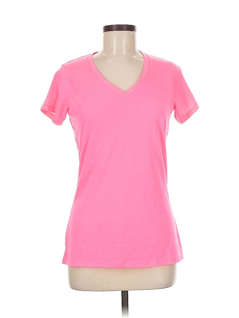 Pre-owned Champion Active T-shirt In Pink