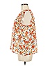 Eri + Ali 100% Polyester Orange Sleeveless Blouse Size M - photo 4