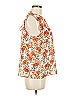 Eri + Ali 100% Polyester Orange Sleeveless Blouse Size M - photo 3