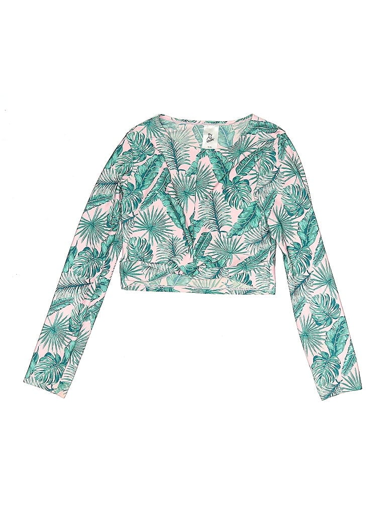 Pre-owned Art Class Kids' Rash Guard In Green