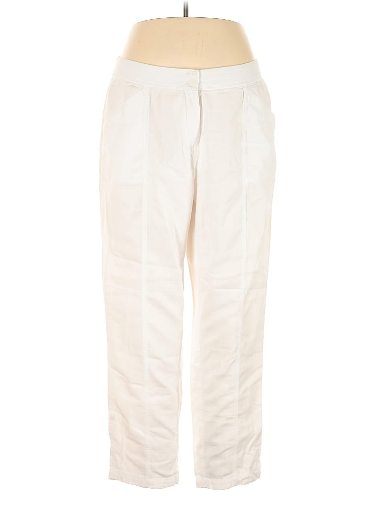 Pre-owned Jjill Casual Pants In White