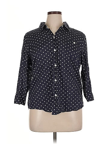Karen Scott 3/4 Sleeve Button-Down Shirt (view 1)