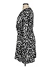 Donna Morgan 100% Polyester Animal Print Gray Casual Dress Size 16 - photo 5