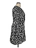 Donna Morgan 100% Polyester Animal Print Gray Casual Dress Size 16 - photo 4
